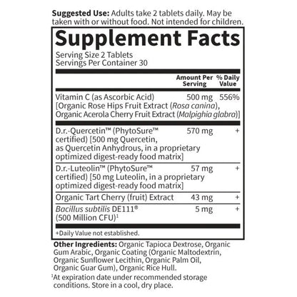 Dr. Formulated Quercetin Drop Uric Acid† - 60ct Tablets