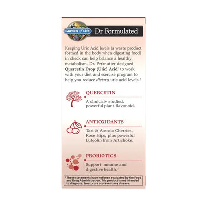 Dr. Formulated Quercetin Drop Uric Acid† - 60ct Tablets