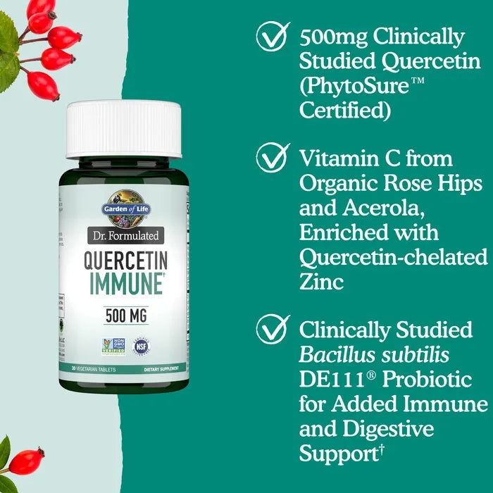 Dr. Formulated Quercetin Immune† - 30ct Tablets