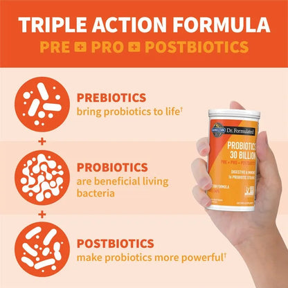 Dr. Formulated Probiotics 30 Billion 30 Capsules