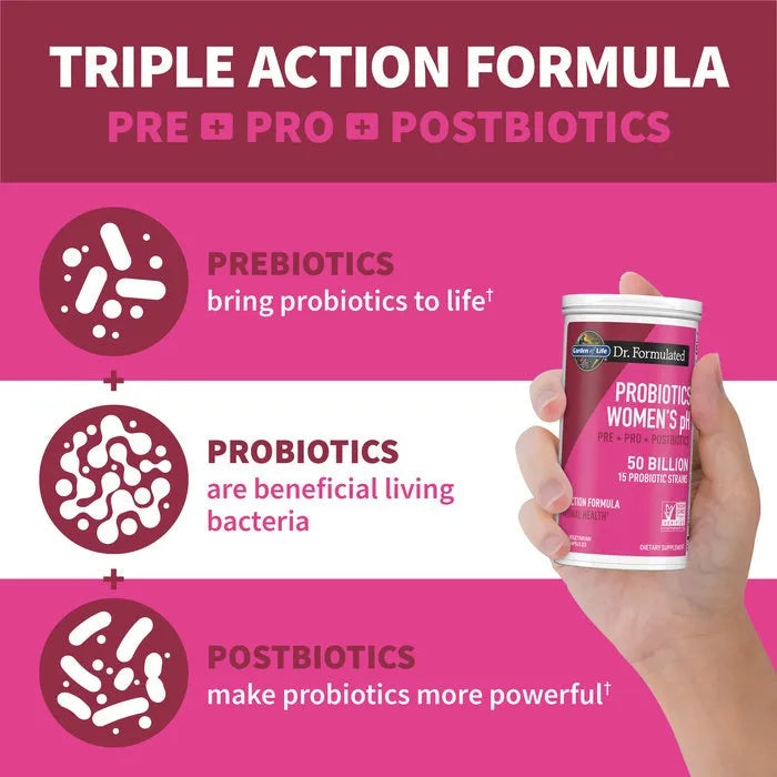 Dr. Formulated Probiotics Women's pH 50 Billion 30 Capsules