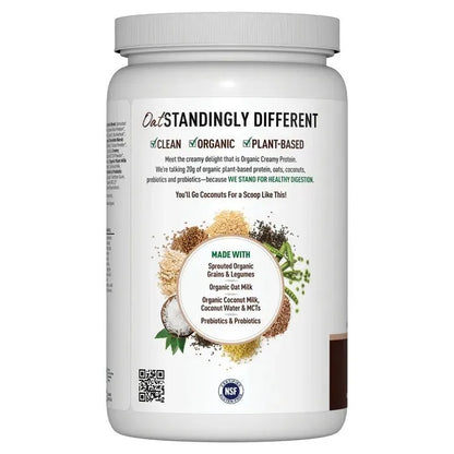 Organic Creamy Protein with Oatmilk – Chocolate Brownie