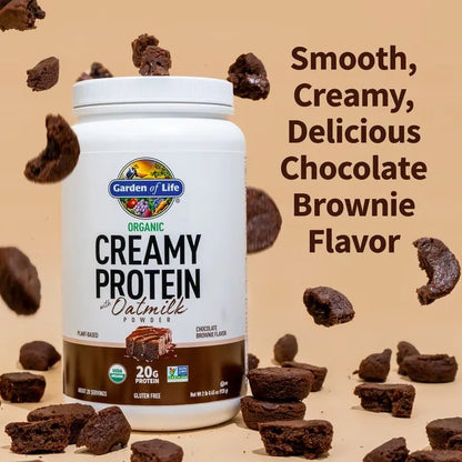 Organic Creamy Protein with Oatmilk – Chocolate Brownie
