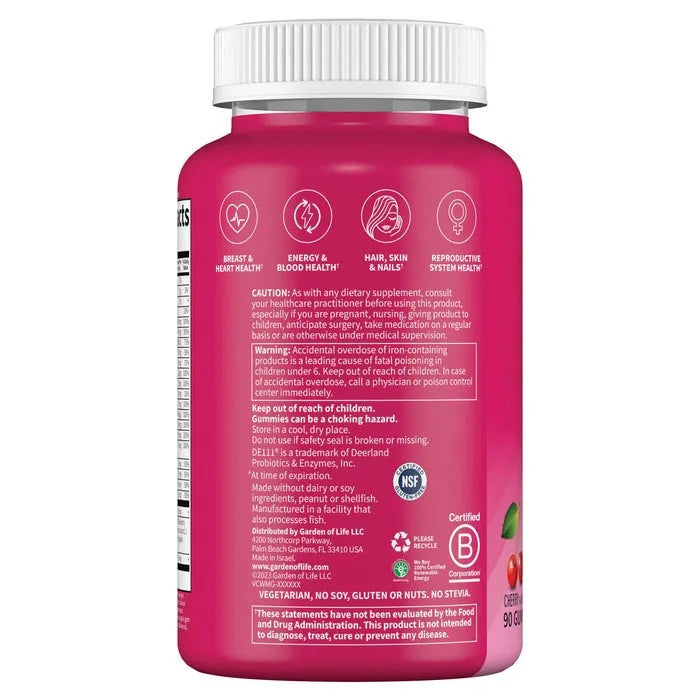 Vitamin Code Womens Multi Plus Iron Gummies
