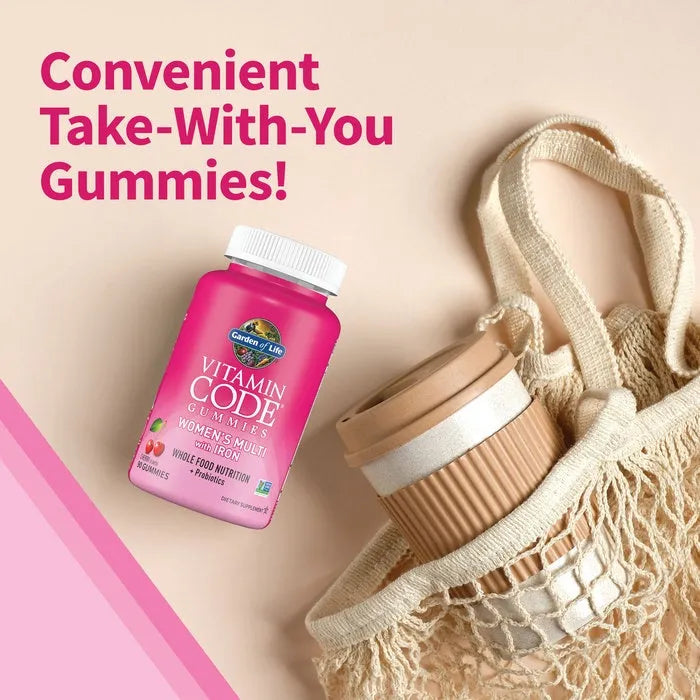 Vitamin Code Womens Multi Plus Iron Gummies