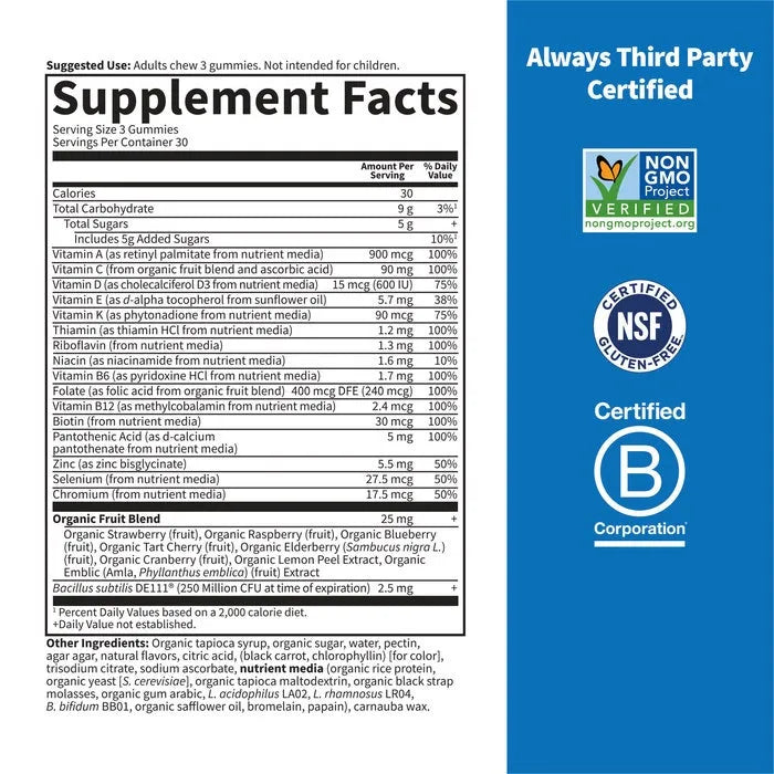 Vitamin Code Mens Multi Gummies