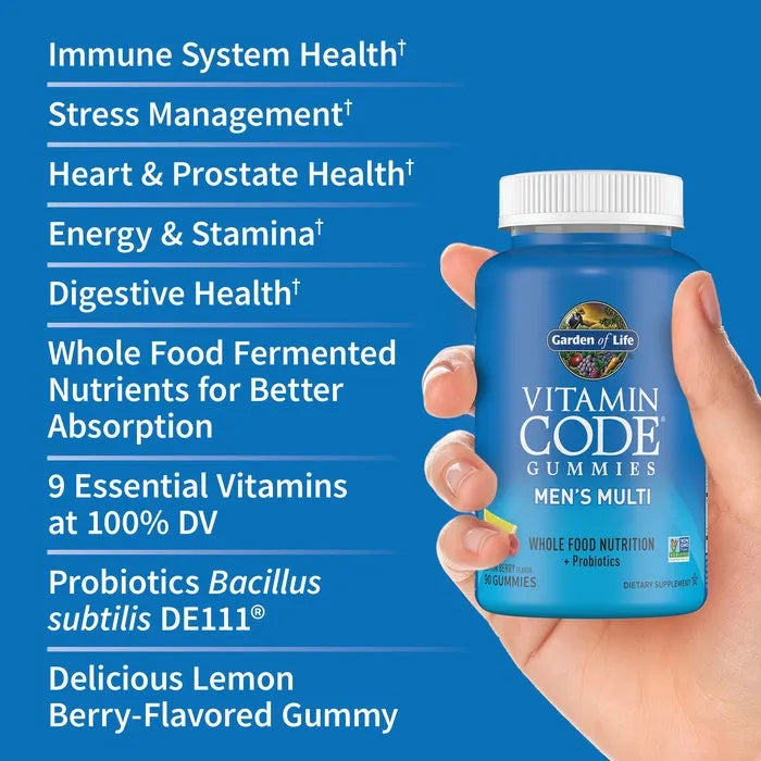 Vitamin Code Mens Multi Gummies