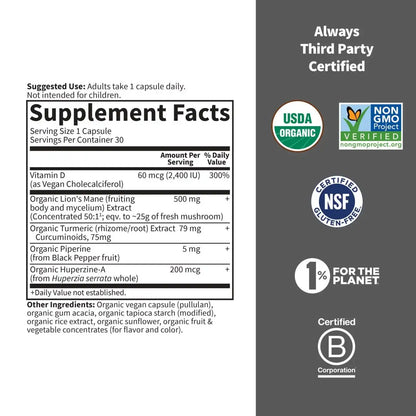 Herbals Brain Health† Capsules