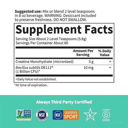 Sport Creatine Plus Probiotics Powder