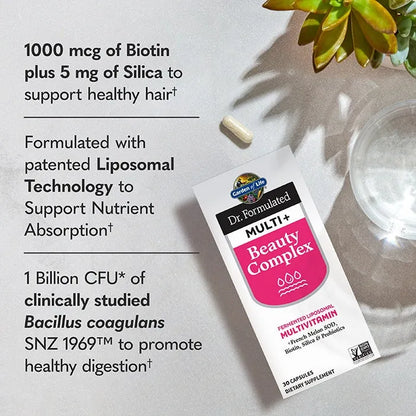 Dr. Formulated Multi Plus Beauty Complex 30ct CAPSULES