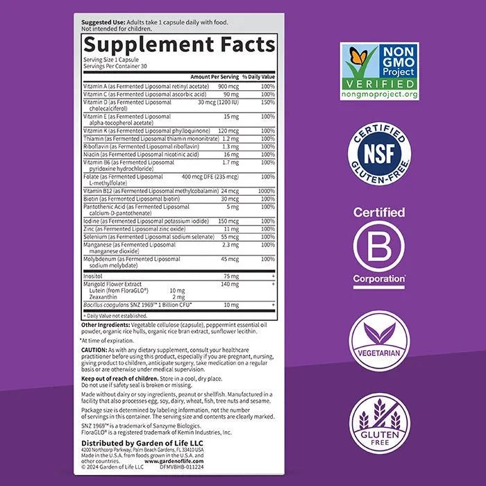 Dr. Formulated Multi Plus Brain Health 30ct CAPSULES
