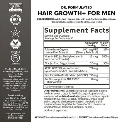 Dr. Formulated Hair Growth Capsules for Men