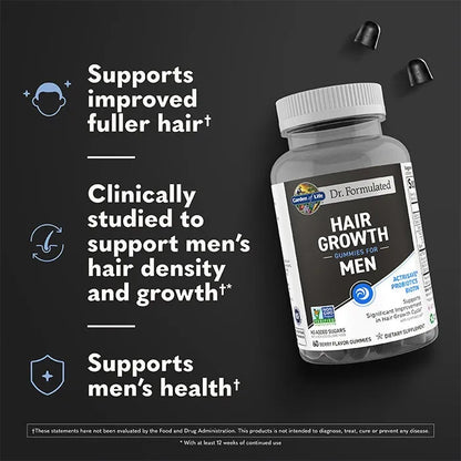 Dr. Formulated Hair Growth Gummies for Men