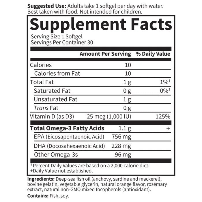 Minami Platinum Orange Softgels