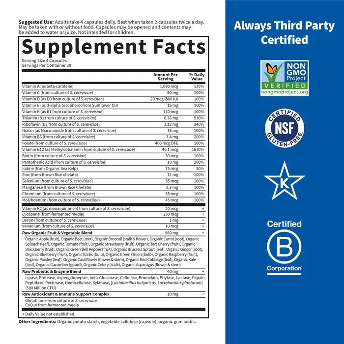 Vitamin Code Men Multivitamin Capsules