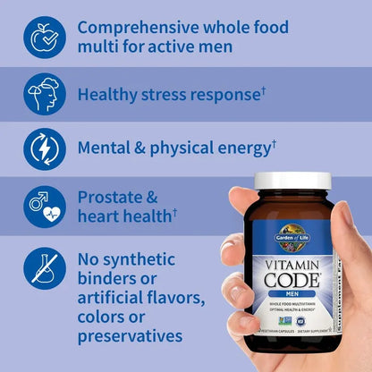 Vitamin Code Men Multivitamin Capsules