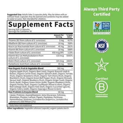 Vitamin Code Raw B-Complex Capsules