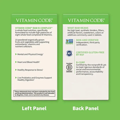 Vitamin Code Raw B-Complex Capsules