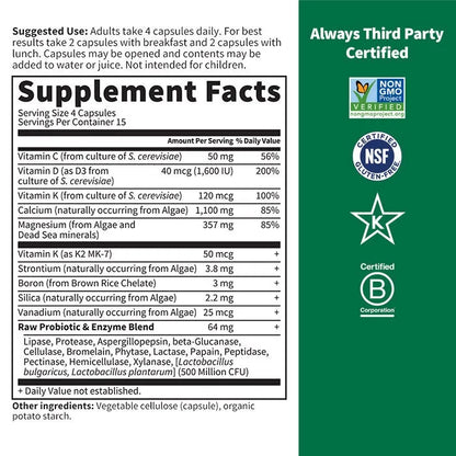 Vitamin Code Raw Calcium Capsules