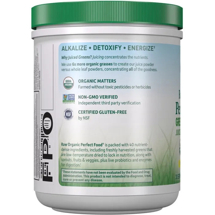 Raw Organic Perfect Food Green Superfood Original Powder