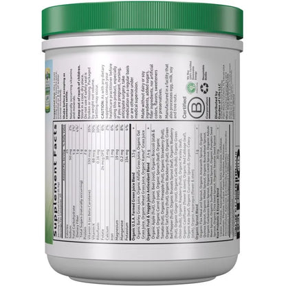 Raw Organic Perfect Food Green Superfood Original Powder