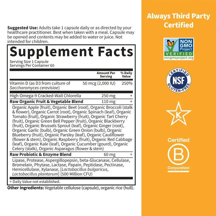 Vitamin Code Raw D3 2000 IU Capsules