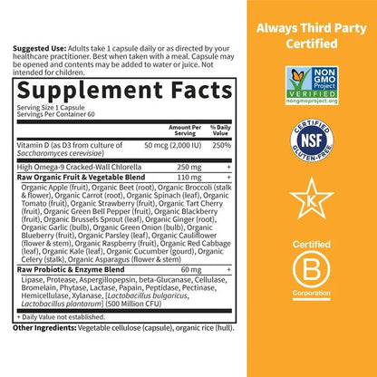 Vitamin Code Raw D3 2000 IU Capsules