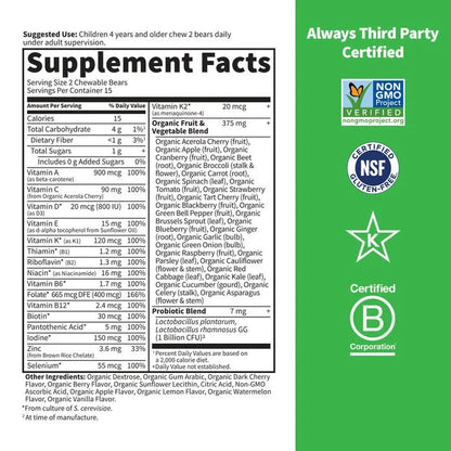 Vitamin Code Kids Cherry Berry Chewables