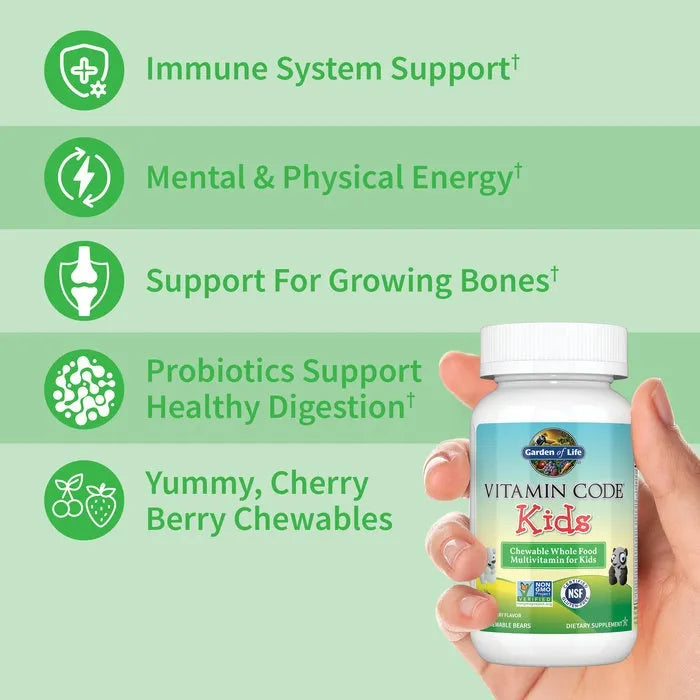 Vitamin Code Kids Cherry Berry Chewables