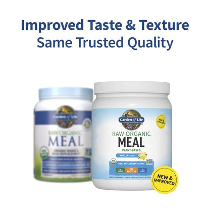 Raw Organic Meal Replacement Protein Powder - Vanilla