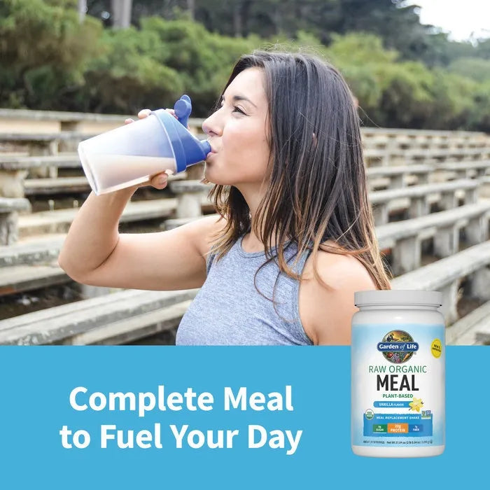 Raw Organic Meal Replacement Protein Powder - Vanilla