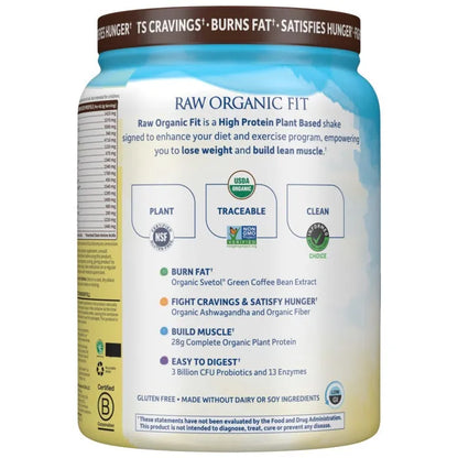 Raw Organic Fit Protein Powder - Chocolate