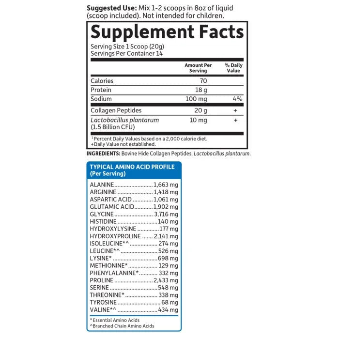 Grass Fed Collagen Peptides Powder