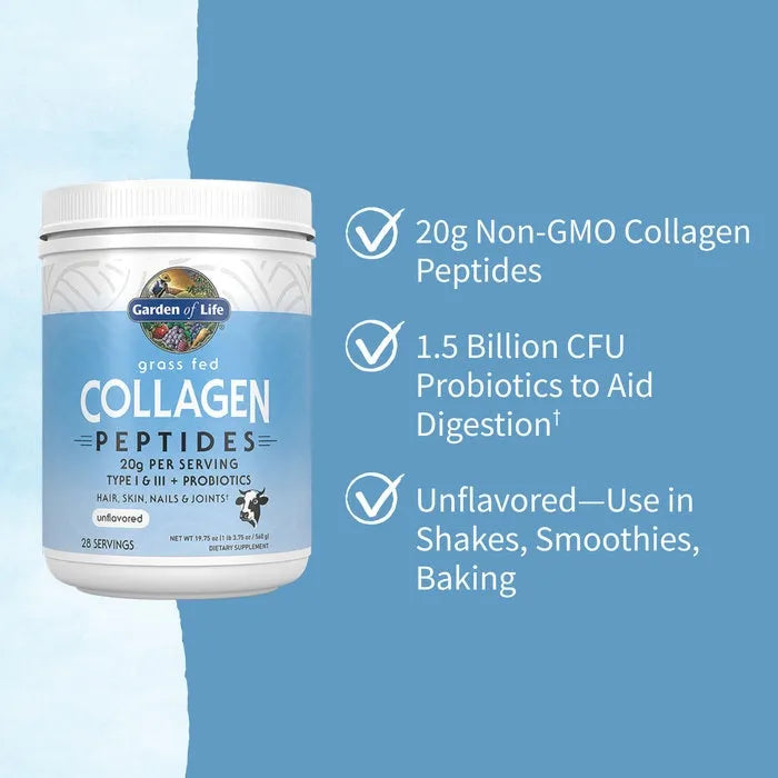 Grass Fed Collagen Peptides Powder